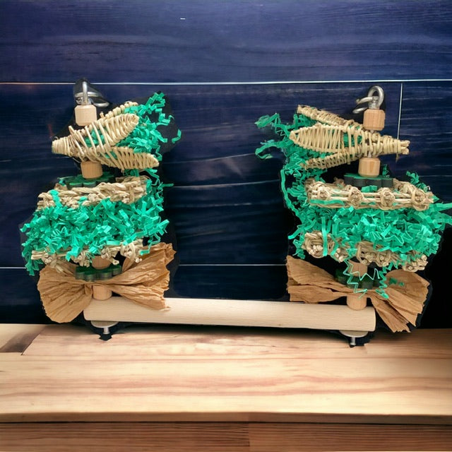 Gevulde rvs schommel - Parrot and Bird Supplies