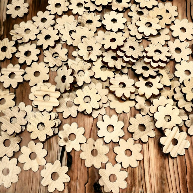 Naturel pine Daisy per stuk - Parrot and Bird Supplies