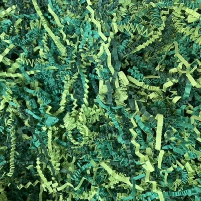 Papieren sliertjes gemengd Irish Green - Parrot and Bird Supplies