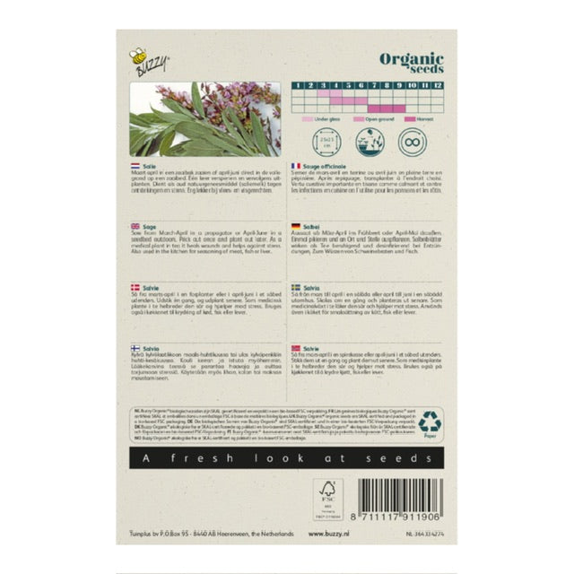 Buzzy® Organic Salie - Parrot and Bird Supplies