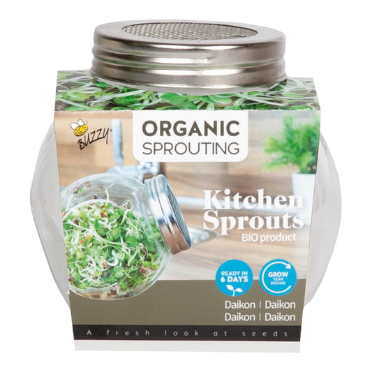 Organic Sprouting pot Daikon Radijs - Parrot and Bird Supplies
