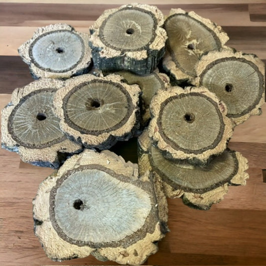 Cork stem discs medium/large 3.5 to 6 cm per 4