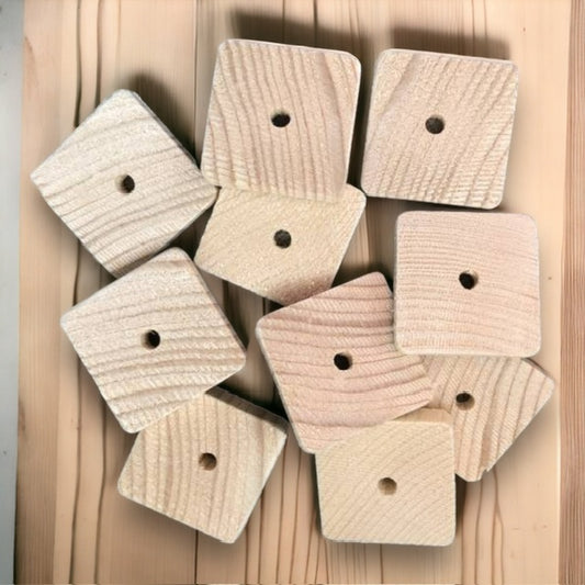 Vuren houten schijfjes 4x4